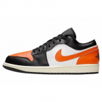 Air Jordan 1 Low Shattered Backboard 553558-081 Meeste suurus EU 47.5 oranž/must