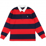 Polo Ralph Lauren triibuline polo kraega pikkade varrukatega T-s&auml;rk Laste pluusid Punane 323932280-003 M