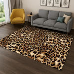 V&auml;rviline Sebra Triipude Leopardi Prindi Vaip Vaipkate Kodu Magamistoa Elutoa Diivani Uksemati Kaunistuseks, Ala Vaip M&auml;ngimiseks Libisemisvastane Matt 80x120cm