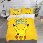 Pok&eacute;mon Pol&uuml;ester Tekikott Armsa Prinditud Multikaga Tekikott Voodipesukomplekt 3-osaline Sobib Lastele Ja T&auml;iskasvanutele Kahekohaline 135x200cm