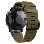 QuickFit 22mm 26mm Rihm Garmin Instinct 3 50mm 45mm Rihm Garmin Instinct 2 Solar 2X E jaoks K&auml;epael Nailonist Punutud Kellarihm 1PCS QuickFit 22mm kollane