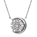 Lara Christie teemantkaelakee, Pt900 plaatina disain, 0,2 ct teemant, lpi51-0010-pt
