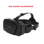 3D virtuaalreaalsuse m&auml;nguklaasid VR-prillid, Peaga kantav panoraamne VR-prillikarp, Sobib 4,7-7,0-tollisele nutitelefonile None GamePad must