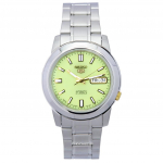 Renoveeritud Seiko 5 Roostevabast terasest Roheline sihverplaat Automaatne SNKK19 SNKK19J1 SNKK19J Meeste k&auml;ekell roheline