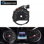 Auto esiosa armatuurlaua n&auml;idiku n&auml;idiku spidomeetri kilomeetri kleebis Mercedes Benz C GLC klassi W205 W253 C350 kupee jaoks Sticker 1PC