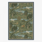 Luksuslik Retro Roheline Vaip Libisemisvastane Pestav Vintage Elutoa K&ouml;&ouml;gi Magamistoa Matt Masinpestav Esiku P&otilde;randapind Vaip 80x120cm