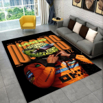 3D Lando Norris F1 v&otilde;idus&otilde;itja vaip, Vaip elutuppa, magamistuppa, diivani ette, uksemati kaunistuseks, Laste m&auml;ngimiseks libisemiskindel p&otilde;randamatt, Kingitus 40x60cm(15x23in)