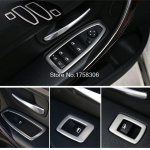 Angelguoguo Car Door lifter decoration Stainless Steel stickers Fit For 2013-2015 BMW 3 Series F30 320li GT/ 1 Series 116i 118i