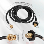 3M Propaani Adaptervoolik 1lb kuni 20lb Adapter Muundab Gaasivooliku Lekkekindel Propaanisoojendi Adapter V&auml;litingimustes Kasutamiseks Weber Q, Coleman G