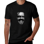LUPRAKEN Meeste T-s&auml;rk Jack Torrance The Shining T-s&auml;rk Suvine Vabaaja L&uuml;hike &Uuml;mmarguse Kaelusega L&uuml;hikeste Varrukatega Top Tee(1) S mitmev&auml;rviline