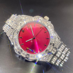 Teemantkell Naistele Meestele Lxuxry Moodne Veekindel Kell Hip Hop Iced Out Ehted K&auml;ekell