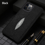 100% Ehtne Rogi Nahast Telefonikott iPhone 17 Air 16 15 13 14 Pro Max 17Pro 16Pro 14Pro jaoks P&auml;rlkalaga Luksuslik Tagakaas Genuine Leather&iPhone 13 Pro Max must