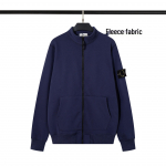 Uue stiili CrossSTONE Klassikaline seisukrae Unisex fliisist kampsun S kuninglik sinine v&auml;rv