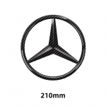 2025 Mercedes-Benzi jaoks 1 tk 188mm 210mm ABS Auto Esiv&otilde;re M&auml;rk Kleebis Kate Embleem Mercedes Benzi A/B/C/E/S Klassi GLA CLA jaoks