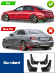 Mercedes Benz E-klassi W213 2016-2025 2018 2019 2020 2025 jaoks Poritiiva porikaitsepritsmed Porikaitse poriklapid autotarvikud