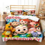 Super beebi multikas animatsioon digitaaltr&uuml;kiga voodipesu kolmeosaline komplekt 90*190 beige