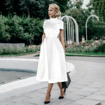 Kvaliteetne elegantne must kleit vanaaegne naiste kleit Fit ballile ballile pidulik kleit retro kleidid XXL valge