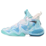 Anta Star Free Comfortable Cushioning Slip Resistant Abrasion Resistant High top Basketball Shoes Men's Lake Blue 112128818A-10 40