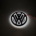 Uus VW VOLKSWAGENi jaoks Uued embleemid 11cm 5D LED Volkswageni VW logo valgusti jaoks, esiv&otilde;re logo valgusti, sobib CC/G jaoks