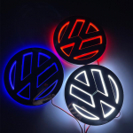 VOLKSWAGEN VW jaoks 1 tk 4D 5D Auto embleemi valgus 11 cm tagumisele Volkswageni valgustatud logo jaoks - LED-valgus (Sinine, Punane, Valge) K&uuml;lm Valgus 11cm-Blue