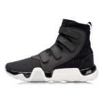Li Ning Wade Collection Wade Samurai Cushioning High top Vintage Basketball Shoes Men's Black AGWN021-1 42