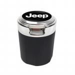 Topsihoidjad Auto sigaretituhkakuppel LED-valgustusega Kaasaskantav sigarituhkakuppel Jeep Grand Cherokee Wrangler JK Gladiator Compass Re jaoks