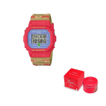 CASIO Meeste G-SQUAD Seeria Sinine Kell DW-5600SMB-4PR DW-5600SMB-4PR G-SHOCK Custom Box Set red