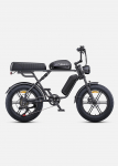 ENGWE M1 T&auml;iskasvanute elektriratas &Uuml;he akuga 250W mootor 48V 15,6Ah aku 20*4,0 paksud rehvid Maastikuratas E-bike must