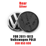 VOLKSWAGEN VW VW 120mm 110mm Auto Logo Embleem Kapott Esiosa Ja Tagumine Saba M&auml;rk Tagumine Embleem 6R0853600A Tarvik Volkswagen Po jaoks 1Pcs VW Polo 2011-13 black