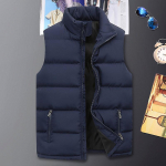 Meeste soe varrukateta vest talvejoped Veekindel lukuga mantel S&uuml;gisene p&uuml;stkrae vabaaja vest Br&auml;ndi r&otilde;ivad XXXXXL
