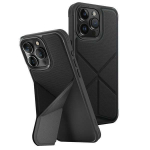 UNIQ &uuml;mbris Transforma iPhone 15 Pro 6.1 Magclick laadimisega must/p&ouml;&ouml;gimust
