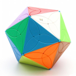 YuXin Icos Petal Cube Clover Icosahedron Plus Curvy Copter Twisty Puzzle Kleebisteta Teismelise Intelligentsusm&auml;nguasi Ajut&ouml;&ouml;ri
