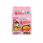 Samyang Buldak Carbonara Kuum Kana Maitse Ramen 130g x 4 Pakki Korea V&uuml;rtsikas Koorene Pasta Nuudlid 1ea (4packs)