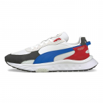 PUMA Wild Rider Rollin Ebony White 381517-04 36