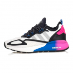 Adidas Originals ZX 2K Boost J Kulumiskindlad Madalad Spordikadsuaaljalatsid Must Roosa Sinine Teismelistele FY1942 36⅔