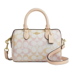 K&auml;ekott Rowan 17 Klassikaline Prindiga T&otilde;mblukuga S&uuml;nteetilisest Nahast &Otilde;la-Crossbody T&otilde;mblukuga Kott V&auml;ikesed Naiste kotid Kommi-V&auml;rvi CEK81-IMM8C Basic Set (Bag+Dust Bag)