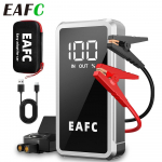 EAFC 4000A tipp 12V kaasaskantav auto k&auml;ivitusabi Power Bank, auto h&auml;daolukorra p&auml;&auml;stevahend, kuni 10,0L bensiini- / 6,0L diiselautodele Smart Clipiga