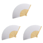 1-50 tk Bambusest kokkupandav ventilaator &Uuml;hev&auml;rviline DIY Joonistamine Maalimine Ventilaator K&auml;eshoitav kokkupandav ventilaator Kodu Tantsupeo Pulmakaunistuse jaoks beige