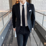 &Uuml;likond Meeste kaheosaline &uuml;likond Slim Fit &Auml;rimeeste professionaalne pidulik riietus L