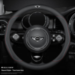 Auto nahast rooliratta kate libisemisvastased tarvikud Mini Cooper JCW Works F54 F55 F56 F57 F60 R50 R52 R53 R55 R56 R57 R58 jaoks