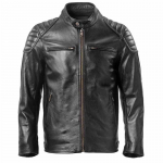 Hiina suuruses ehtsast nahast jakk Meeste 100% naturaalsest veisenahast ehtsast nahast jakid Slim Fit mootorratta jope Meeste biker mantel S&uuml;gis M357 M musta nahktagi v&auml;rvi