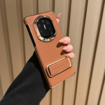 Huawei Mate X7 Kaaner Delikaatne Nahk Automaatselt Tagasit&otilde;mbuv S&otilde;rmek&auml;epide Rihm 270&deg; P&ouml;&ouml;rlev Metallist Jalg Kahe Hinge Kaitsekate PU Leather&Huawei Mate X7