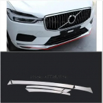 VOLVO XC60 2018 2019 2020 2021 22 jaoks Roostevabast terasest esiosa alumise kaitseraua vormimisribad Kate Sisekate 3 tk Auto stiilitarvikud
