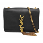 [Kasutatud] Ysl Kate Kuldse Logoga Ketiga Sile Nahast Tuttidega &Otilde;lakott - Hea #1LVX4KR ONE SIZE