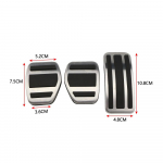 Peugeot 207 301 307 208 2008 308 408 jaoks CITROEN C3 C4 jaoks DS 3 4 6 DS3 DS4 DS6 jaoks Autopedaalid Padjad Pedaalikate Tarvikud