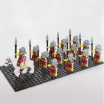 13 tk Teutooni Rooma Templari Ristis&otilde;itjad Hospitaallased Spartacuse Armee S&otilde;dur Minifiguuri Ehitusplokk M&auml;nguasjad Lastele gray