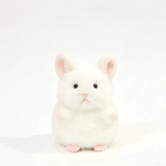 Armas valge beebi hamstri pl&uuml;&uuml;sist m&auml;nguasi Armas lemmikloom degu t&auml;idisloom pehme nukk hiire pl&uuml;&uuml;s t&uuml;drukule poisile 14cm white