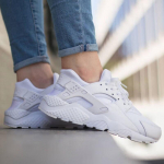 Nike Air Huarache Run Valge Puhta plaatinaga GS 654275-110 36