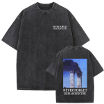 Pestud Vintage NEVER FORGET KREEKA ARHITEKTUUR T-s&auml;rk Mehed Naised Retro Puuvillane T-s&auml;rk Meeste Hip Hop Suurused T-s&auml;rgid Streetwear S mitmev&auml;rviline