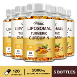 Pslalae - Liposomaalsed kurkumiini pehmekapslid - Liigeste tervis 120*5